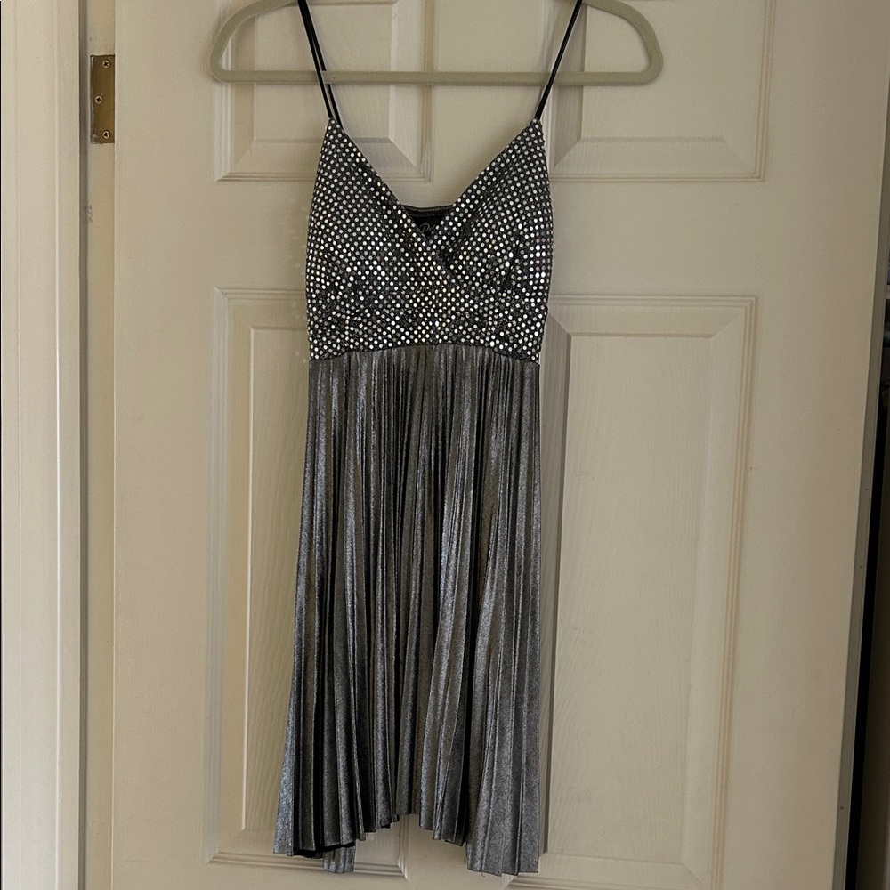 Elegant Black and Silver junior’s Dress